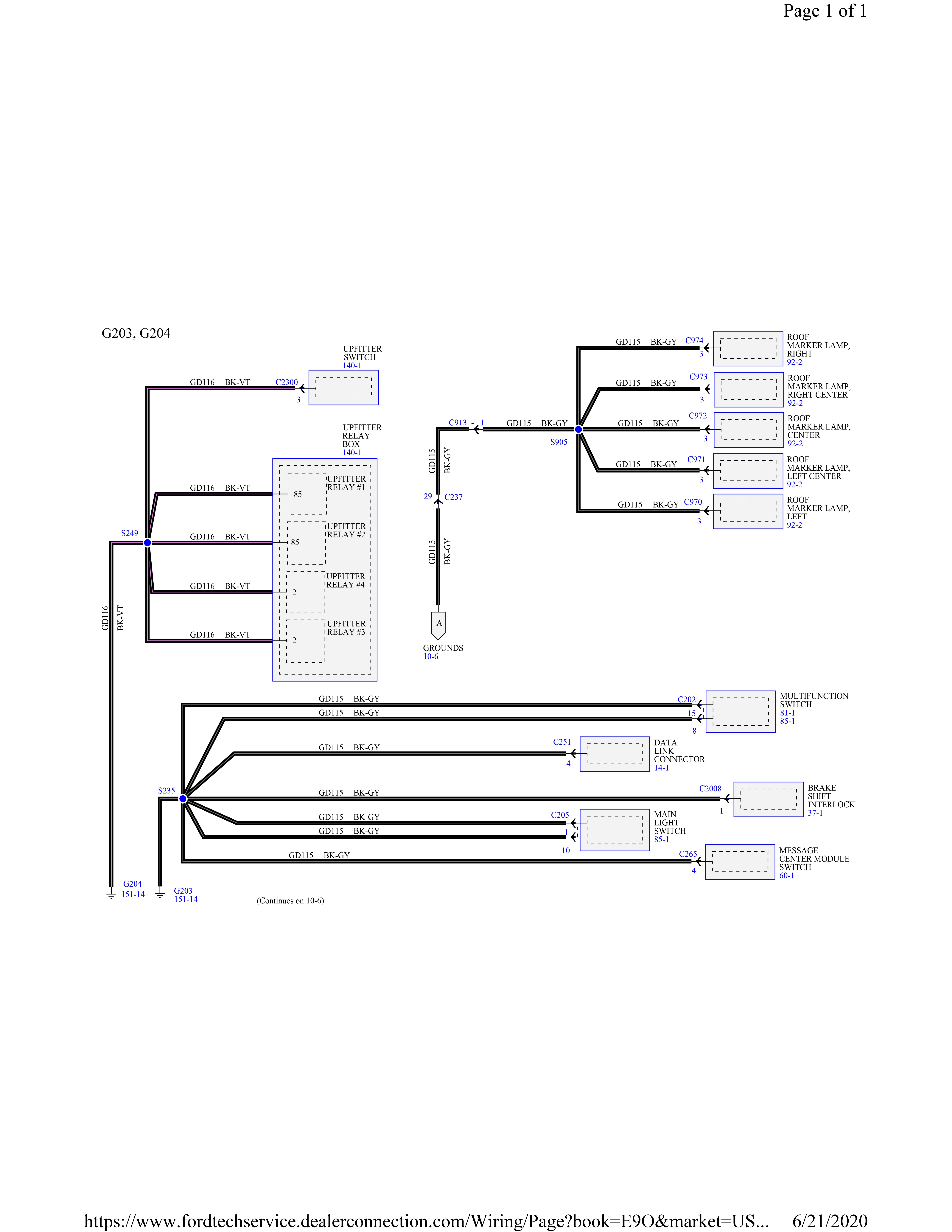Ford F250 2009 wiring diagrams