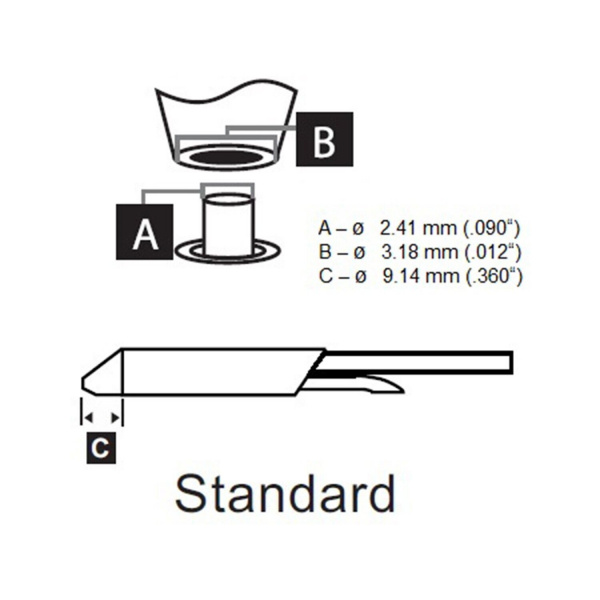METCAL DSC-9CN0024S De-Soldering iron TIP